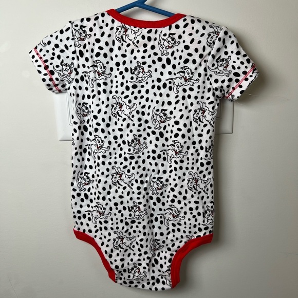 Disney Baby 101 Dalmatians Print One Piece Bodysuit Diaper Shirt 18 Months - Picture 2 of 5